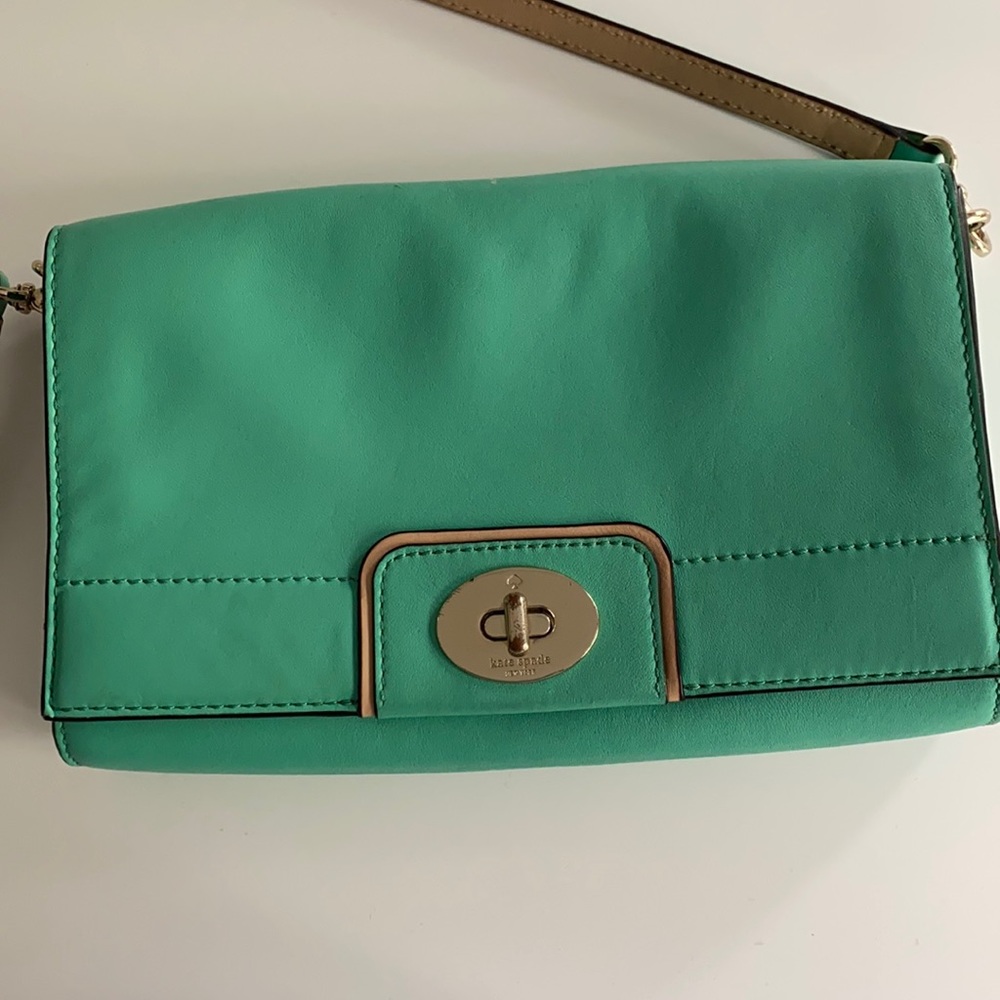 Kate spade green crossbody